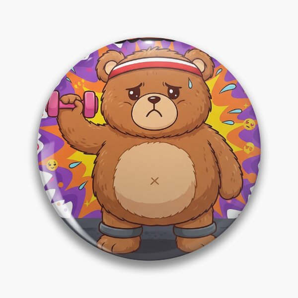 Item preview, One Rep Max Bear | Funny Workout Motivation Meme Art designed and sold by TheArtForge.