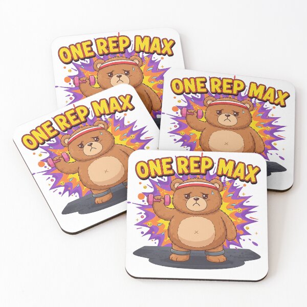 Item preview, One Rep Max Bear | Funny Workout Motivation Meme Art designed and sold by TheArtForge.