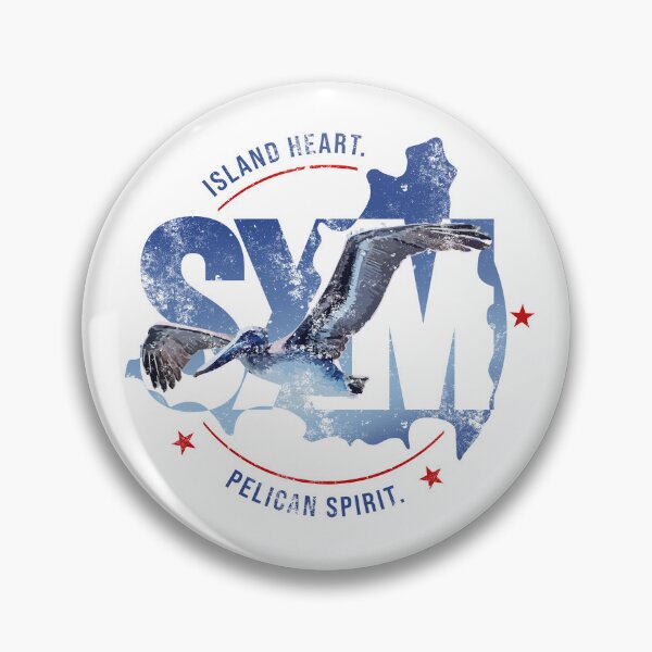 Item preview, Saint Martin Pelican Spirit Essential T-Shirt designed and sold by SoContagious.