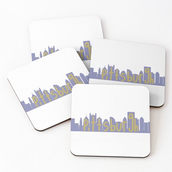 Artikelvorschau, Universitätsfarben Skyline von Pittsburgh entworfen und verkauft von Designs by Daisy.