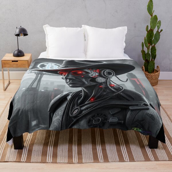 Item preview, Bitcoin Bounty Hunter – Dark Crypto Cowboy Aesthetic designed and sold by Benito Del Ray.