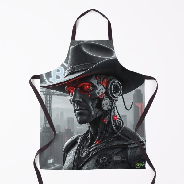 Item preview, Bitcoin Bounty Hunter – Dark Crypto Cowboy Aesthetic designed and sold by Benito Del Ray.