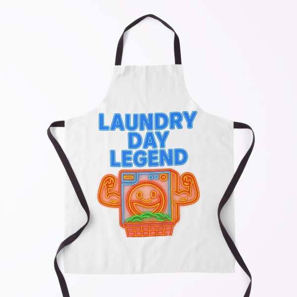 Item preview, Laundry Day Legend – Neon Washing Machine Hero designed and sold by Gletschie.