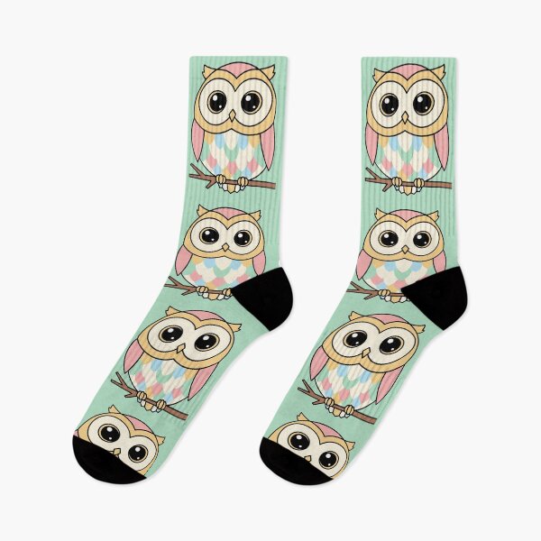 Item preview, Pastel Owl Pop | Whimsical Animal Art with Bold Personality designed and sold by 3MillsDesign.