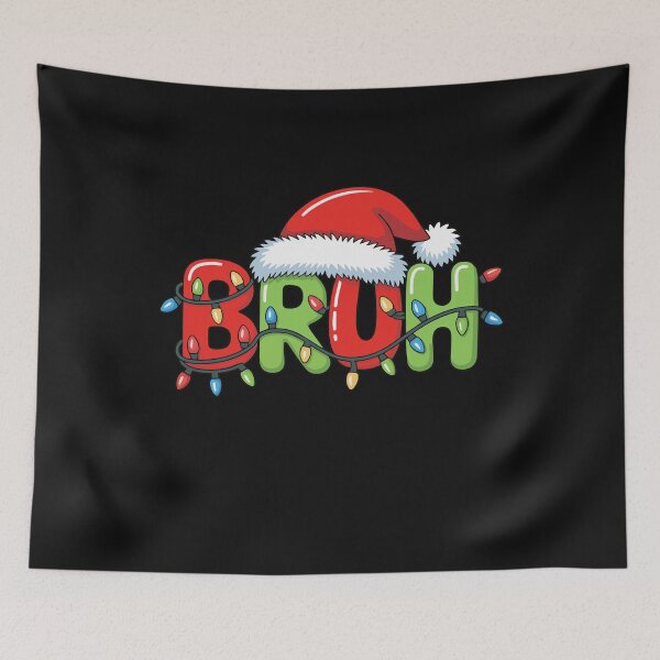 Item preview, Santa Bruh Christmas Lights Boys Teens Men Kids Funny Bro designed and sold by clothesy7.
