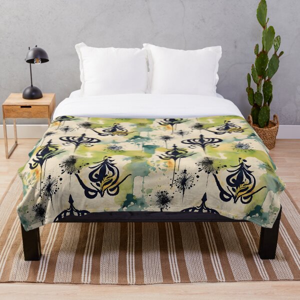 Item preview, Boho Abstract Floral Ink Pattern designed and sold by Dream Garden.