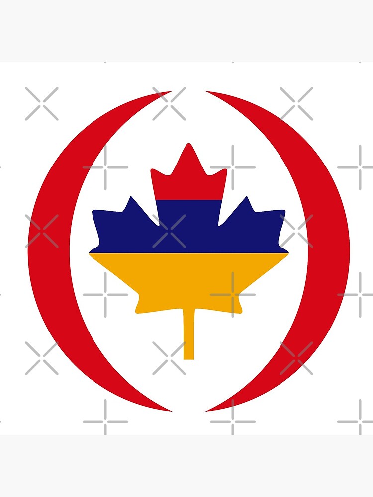 Armenian Canadian Multinational Patriot Flag Series by carbonfibreme