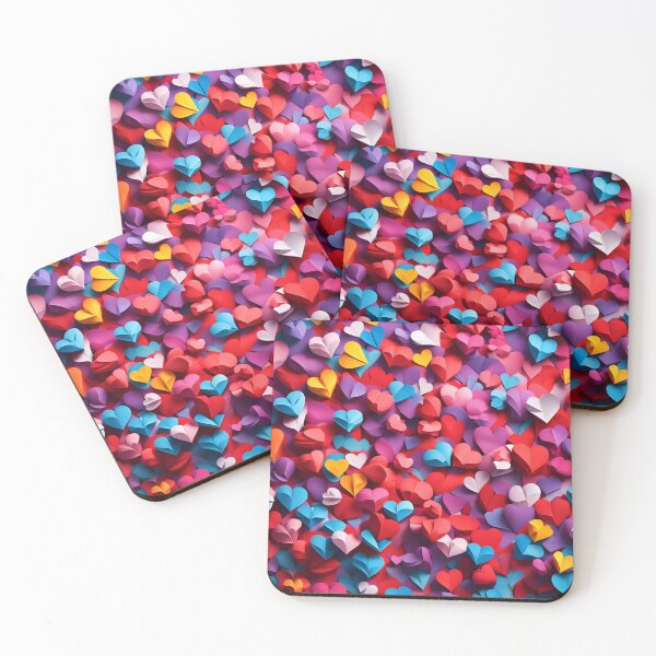Item preview, Heart of Hearts – Origami Love Paper Art designed and sold by PawPrintedArt.