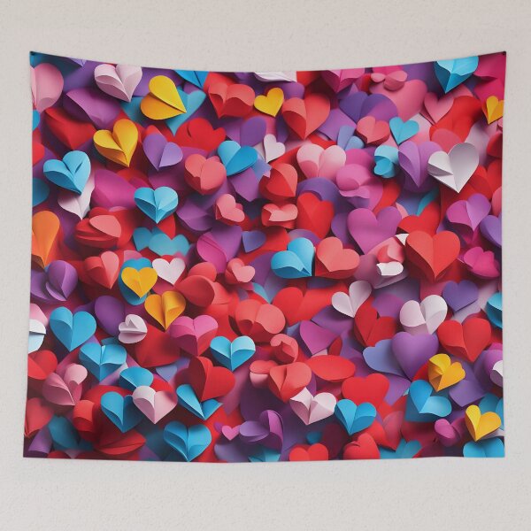 Item preview, Heart of Hearts – Origami Love Paper Art designed and sold by PawPrintedArt.