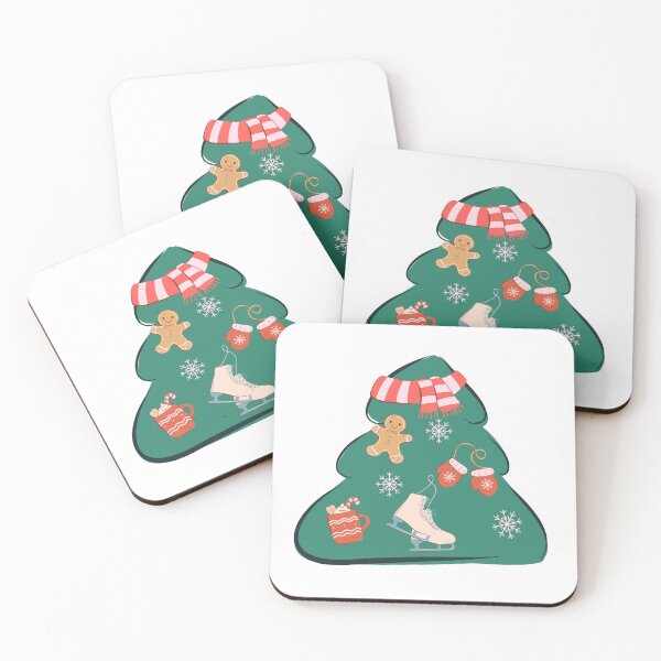 Item preview, Festive Christmas tree made from cozy winter elements designed and sold by UlyanaKravets.