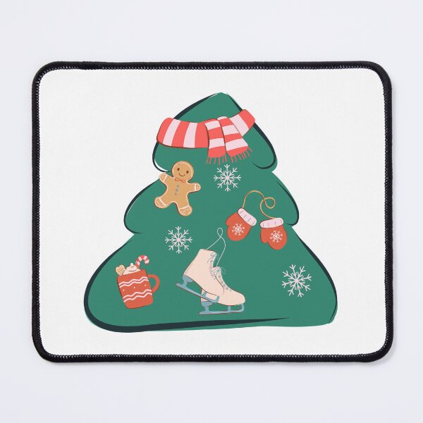 Item preview, Festive Christmas tree made from cozy winter elements designed and sold by UlyanaKravets.