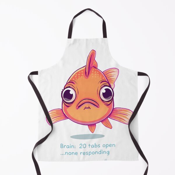Item preview, Derpy Goldfish designed and sold by Pastel & Neon art store.