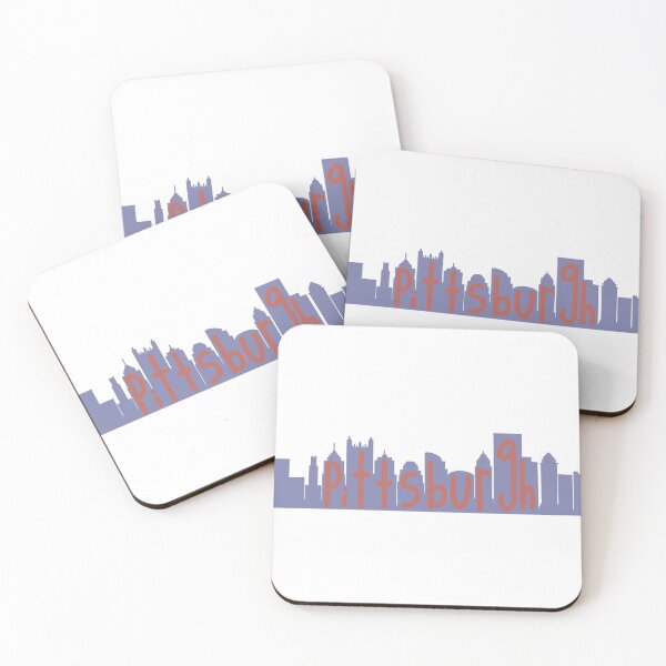 Item preview, University colors Pittsburgh skyline designed and sold by Designs by Daisy.
