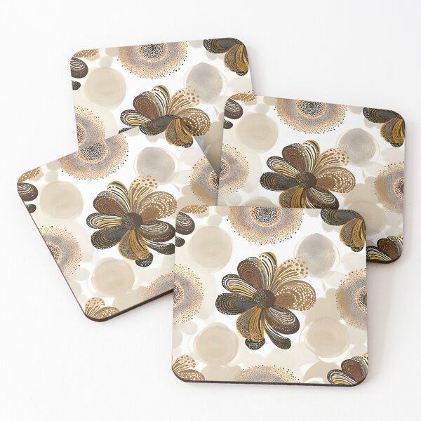 Item preview, Elegant Gold Petal Pattern designed and sold by Dream Garden.