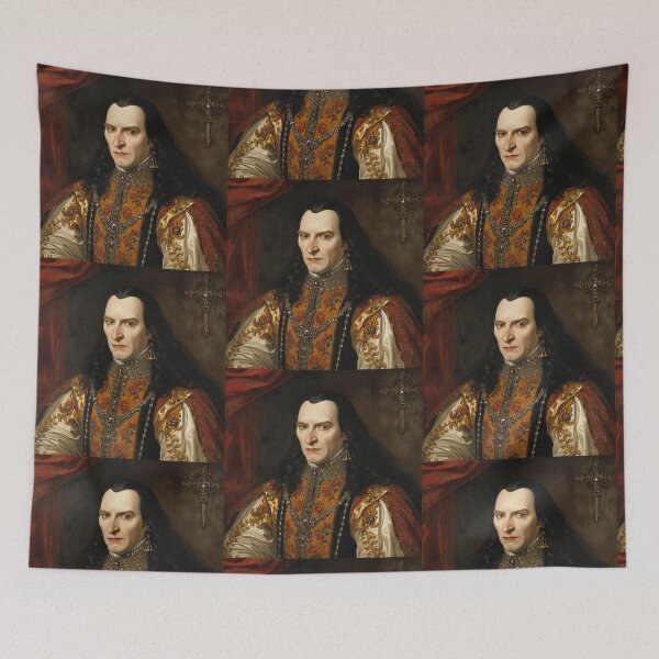 Item preview, Wallachian Prince Vintage antique portrait  designed and sold by Vintage Designs +.