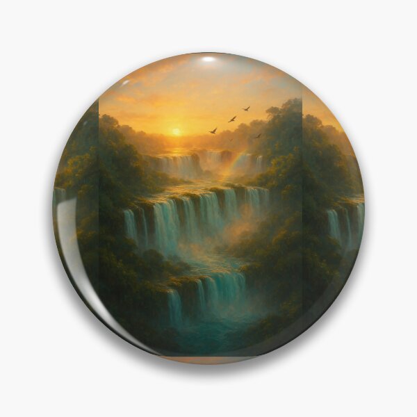 Item preview, Iguazu Falls - beautiful nature landscape designed and sold by DamioPolArt.