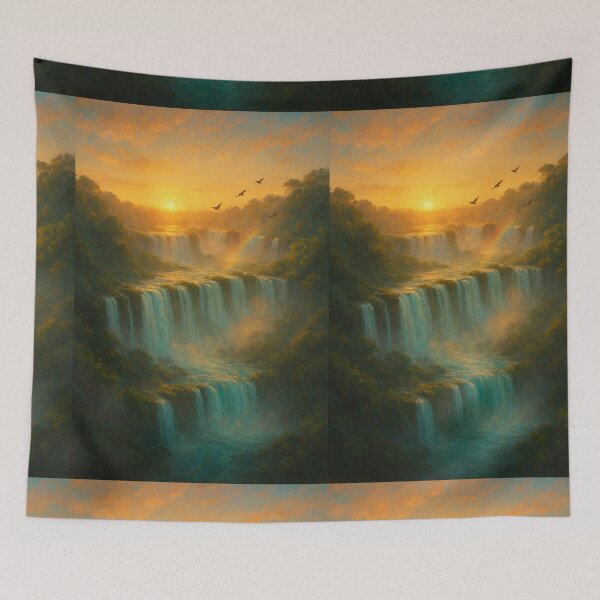 Item preview, Iguazu Falls - beautiful nature landscape designed and sold by DamioPolArt.