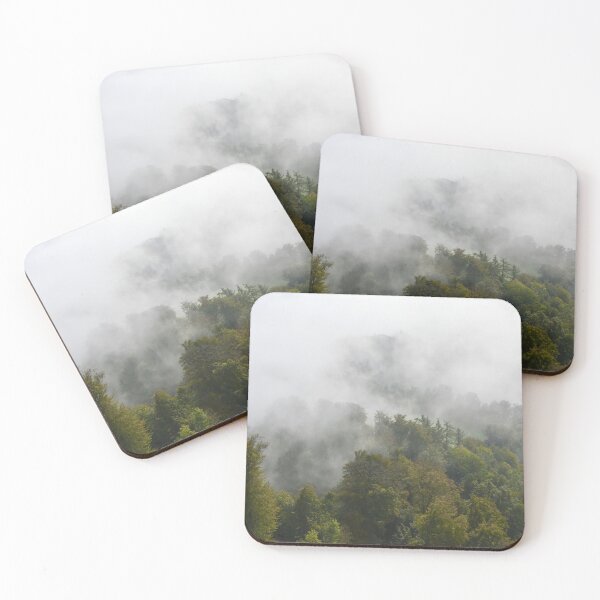 Item preview, Enchanted Forest – Fog from Above / Swiss Artwork Photography designed and sold by Raphael Wolf.
