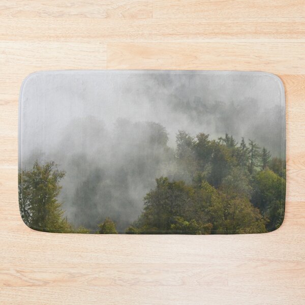 Item preview, Enchanted Forest – Fog from Above / Swiss Artwork Photography designed and sold by Raphael Wolf.