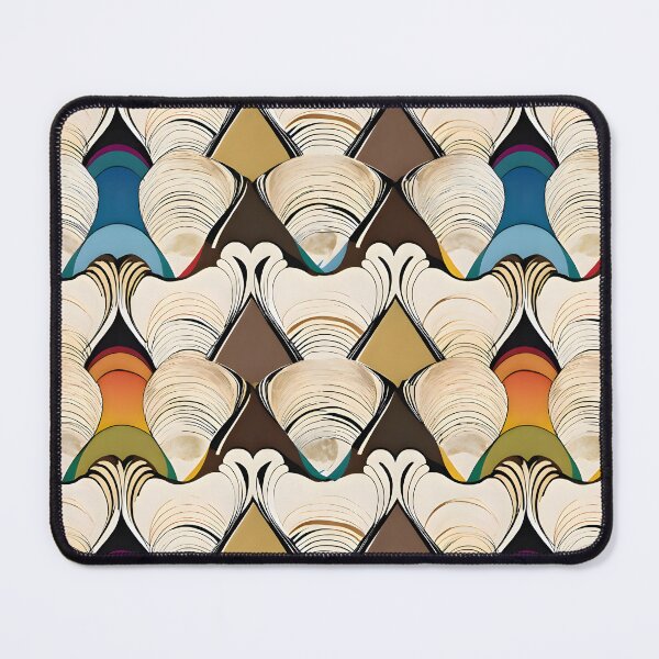 Item preview, Retro Geometric Shell Pattern designed and sold by Dream Garden.