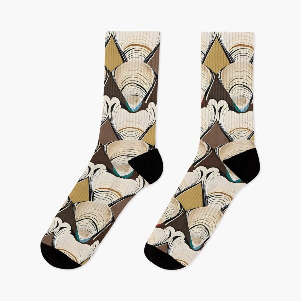 Item preview, Retro Geometric Shell Pattern designed and sold by Dream Garden.