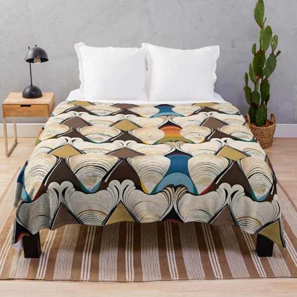 Item preview, Retro Geometric Shell Pattern designed and sold by Dream Garden.