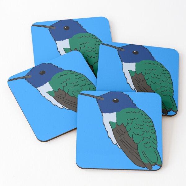 Item preview, White Necked Jacobin Hummingbird designed and sold by Leapingdoe.