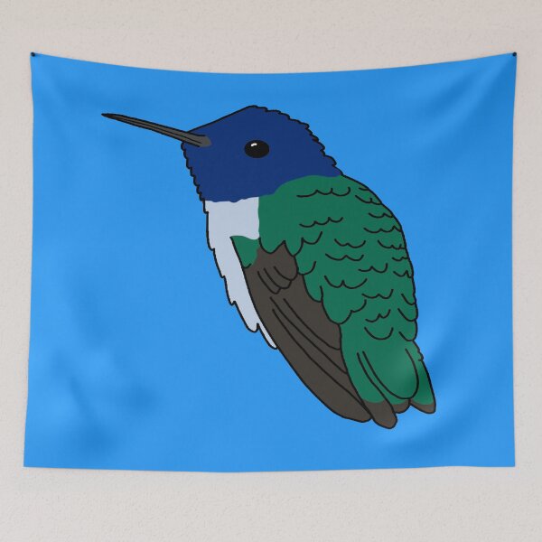 Item preview, White Necked Jacobin Hummingbird designed and sold by Leapingdoe.