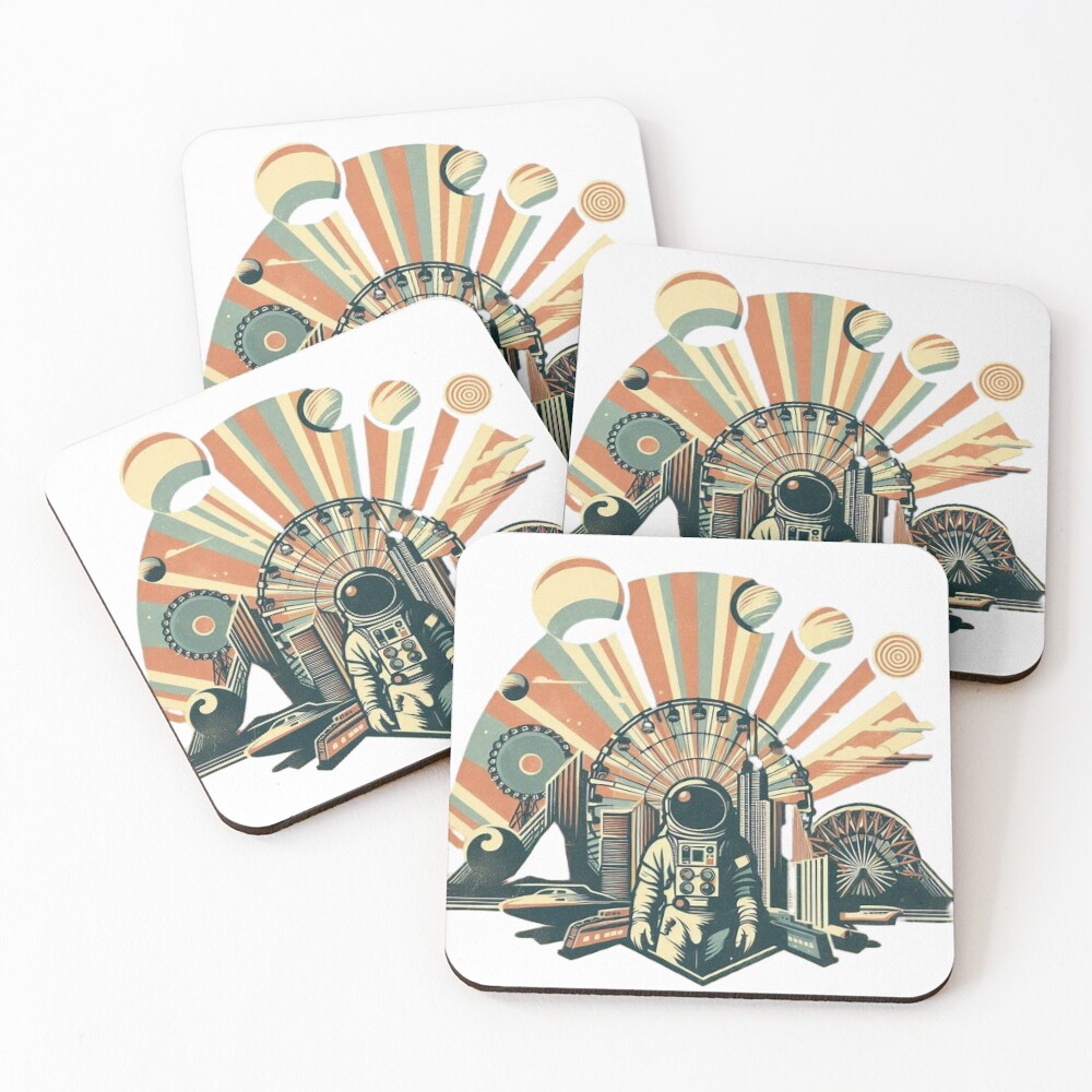 Item preview, Coasters (Set of 4) designed and sold by deepdrinks.