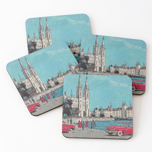 Item preview, Aberdeen - Pop art vintage 1950s cartoon style designed and sold by shadow-bloom.