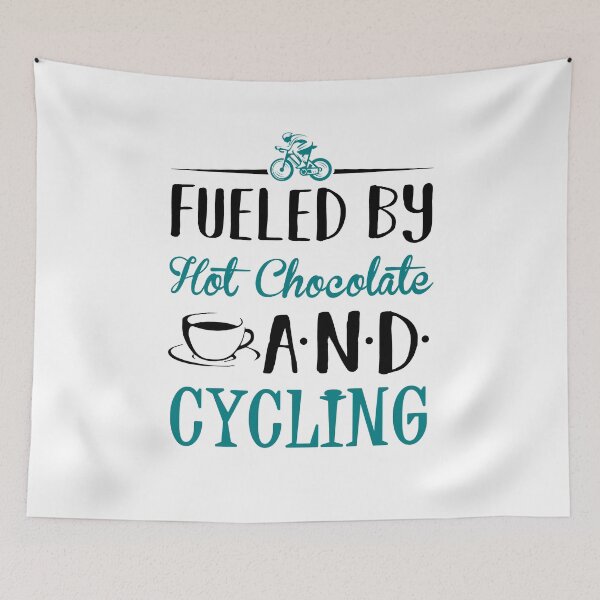 Item preview, Fueled by Cycling and Hot Chocolate designed and sold by KsuAnn.
