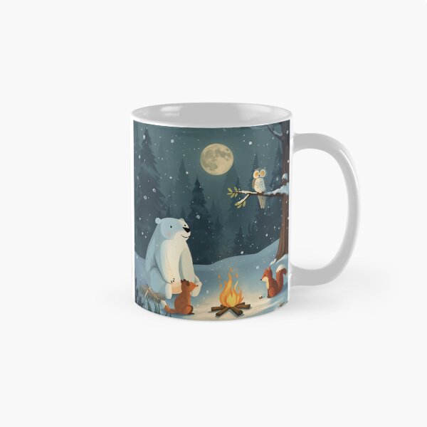 Item preview, Silent Snowfall with Forest Friends designed and sold by WildlifeWhimsy.