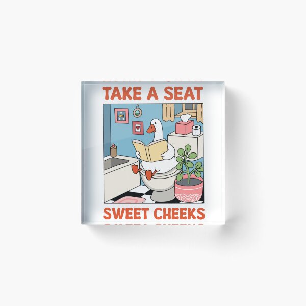 Item preview, Take a seat sweet cheeks  designed and sold by Sargent-Canvart.