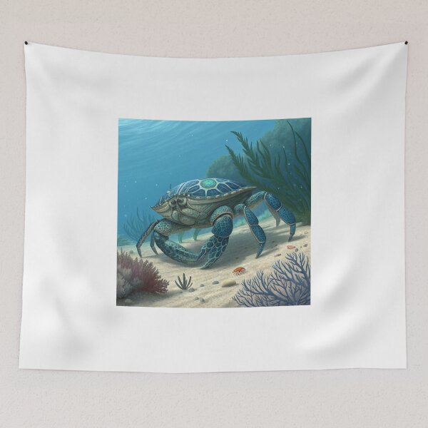 Item preview, GIANT CRAB IN DEEP BLUE SEA designed and sold by Fabrifrank.
