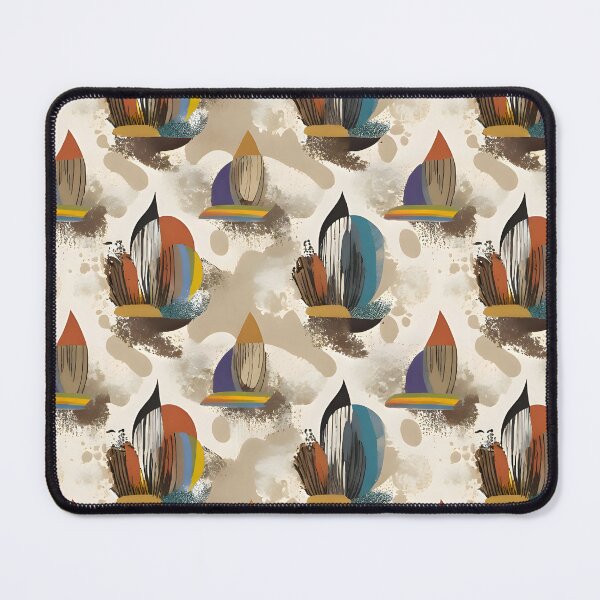 Item preview, Retro Geometric Shell Pattern designed and sold by Dream Garden.