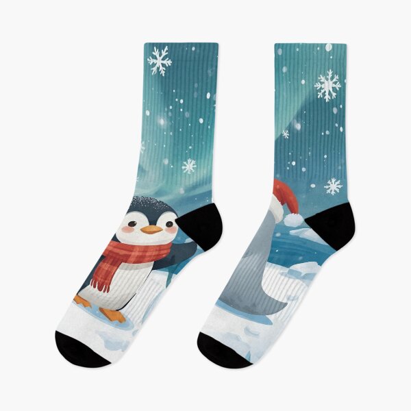 Item preview, Penguin and Seal’s Snowy Celebration designed and sold by WildlifeWhimsy.
