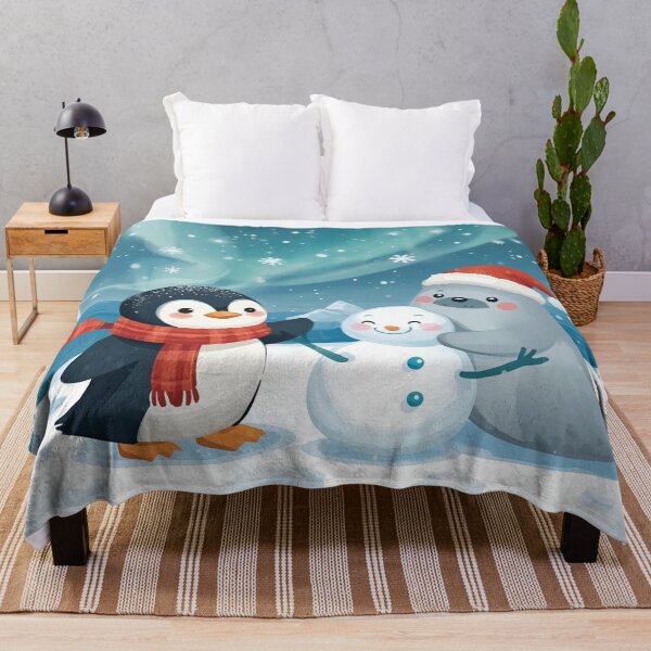 Item preview, Penguin and Seal’s Snowy Celebration designed and sold by WildlifeWhimsy.