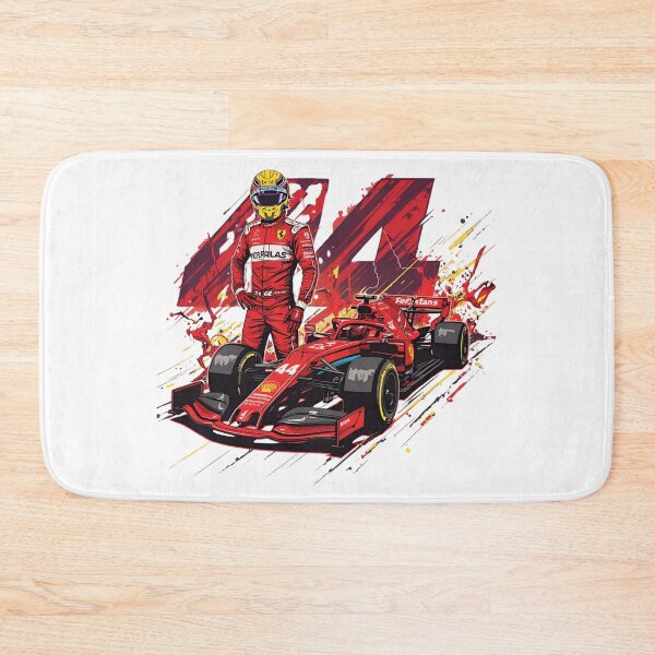 Item preview, Red Formula Racing Driver #44 – Fast Car Motorsport Street Art Design designed and sold by Activity01.