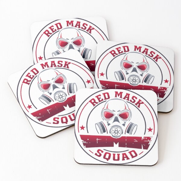 Item preview, Red Mask Squad – Ultimate Elite Gaming Team Logo | Tactical Esports Emblem designed and sold by Artaprintly.