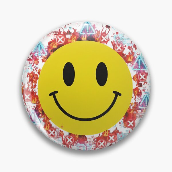 Item preview, I'm Fine Everything Is Fine | Irony Meme & Cyberpunk Smile designed and sold by TheArtForge.