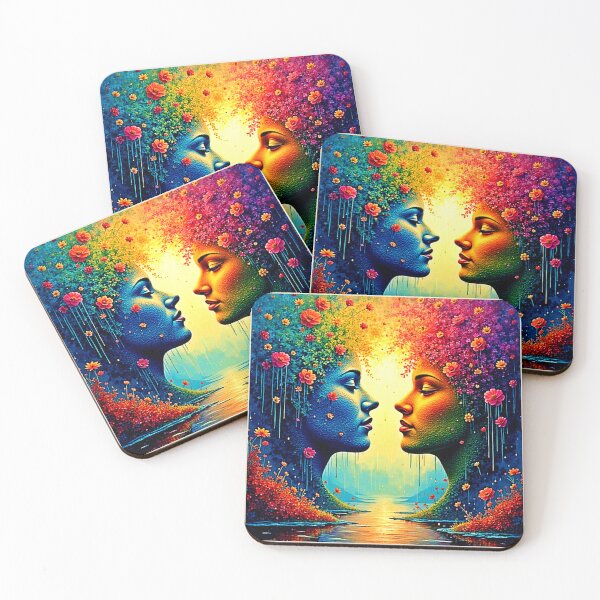 Item preview, Soulful Rainbow Connection Design designed and sold by Health And Fitness Posts e-Store.