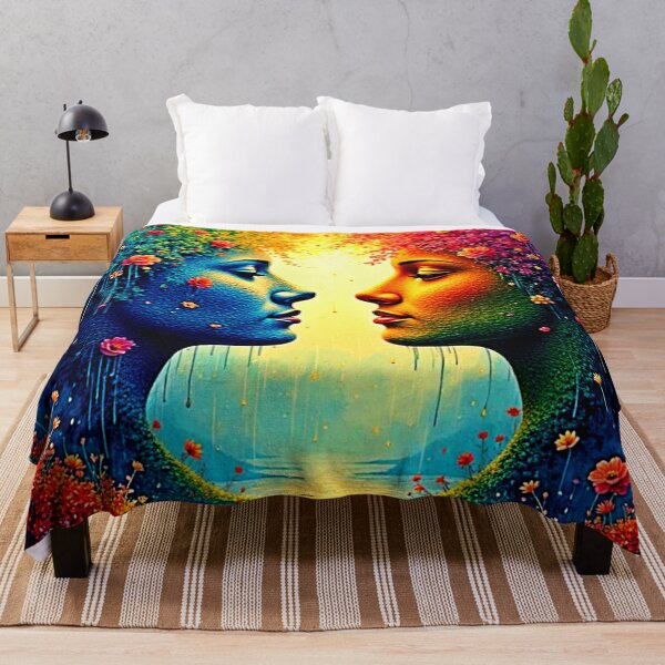 Item preview, Soulful Rainbow Connection Design designed and sold by Health And Fitness Posts e-Store.