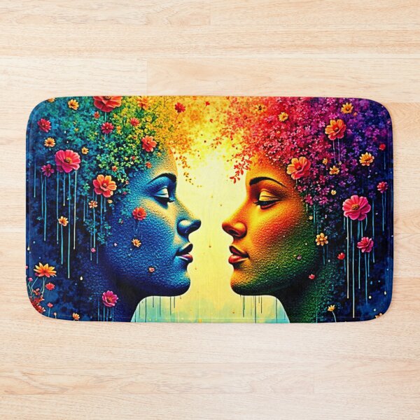 Item preview, Soulful Rainbow Connection Design designed and sold by Health And Fitness Posts e-Store.
