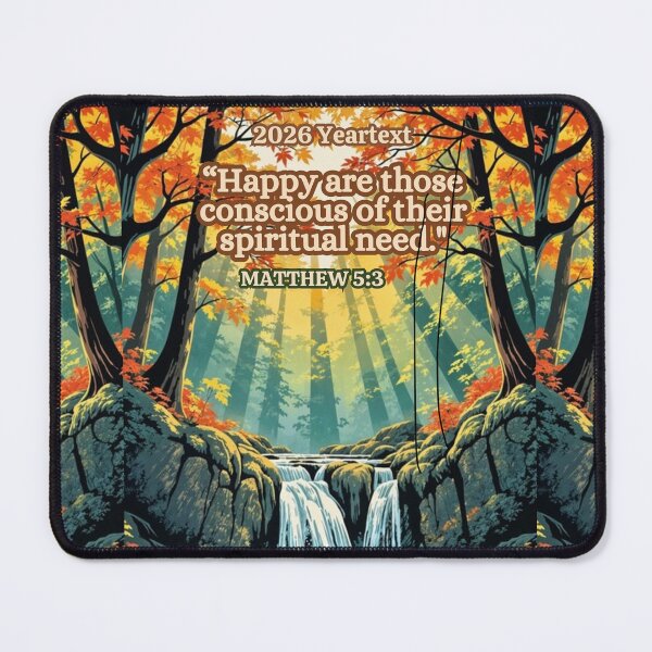Item preview, 2026 Yeartext JW, Autumn Waterfall  designed and sold by IvaRenee.