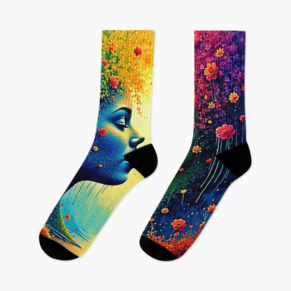 Item preview, Soulful Rainbow Connection Design designed and sold by Health And Fitness Posts e-Store.