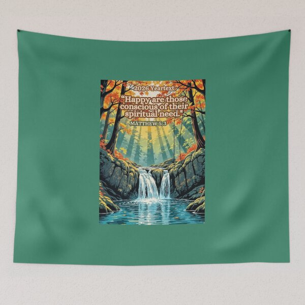 Item preview, 2026 Yeartext JW, Autumn Waterfall  designed and sold by IvaRenee.
