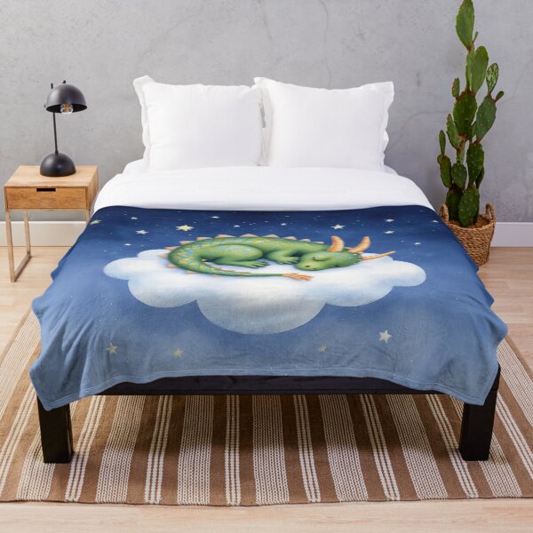 Item preview, Sleeping Dragon – Dream Among the Stars designed and sold by Whimsical Hug.