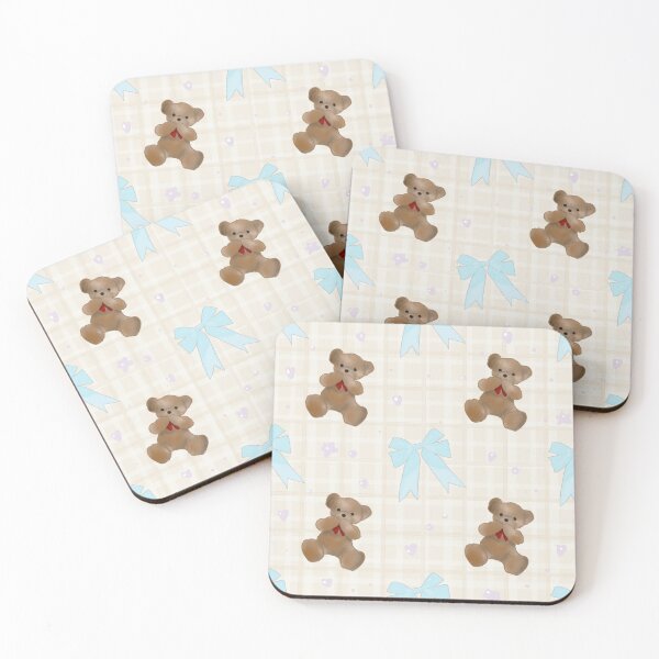 Item preview, Cozy nursery teddy bear plaid pattern  designed and sold by dreamseller88.