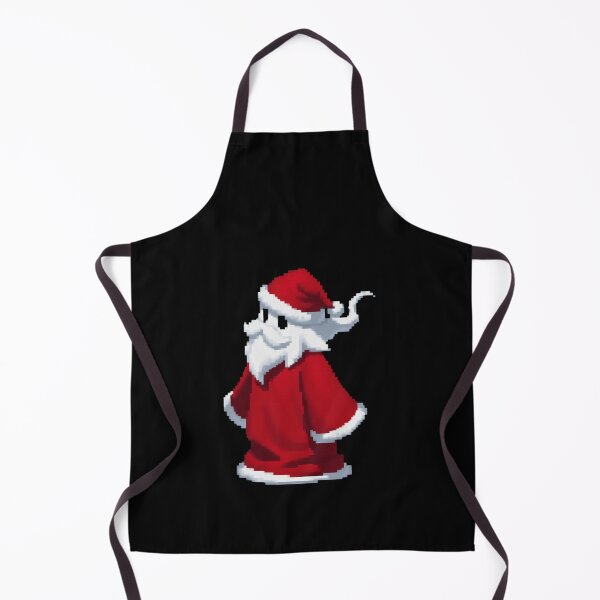 Item preview, Small Santa Ghost – Cute Retro Pixel Design designed and sold by UniqueArtsOnly.