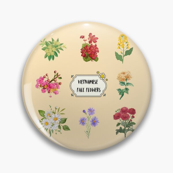 Item preview, Vietnamese Tropical Fall Flowers Bundle designed and sold by RosalinesEyes.